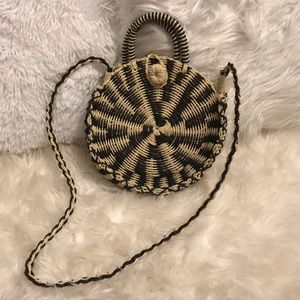 Trendy Straw Circle Bag